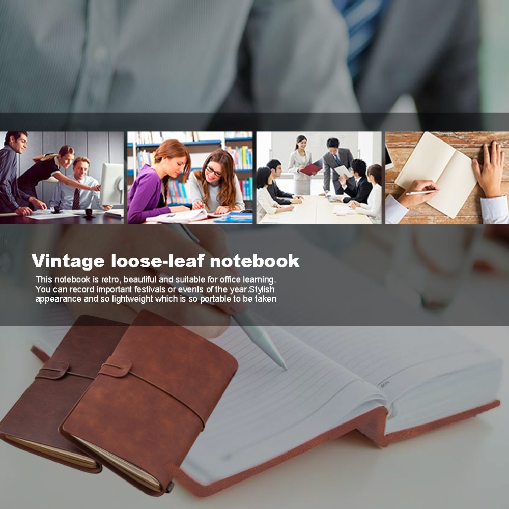 Portable Students School Stationery Writing Notebook Business Travel Diary Outdoor Journal Planner Agenda DIY Birthday