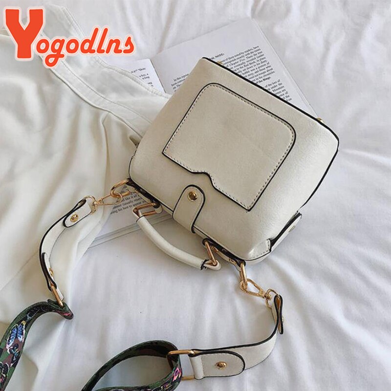 Yogodlns – sac à bandoulière en cuir PU pour femmes, sac à main Vintage brodé éléphant de styliste, bourse pour dames