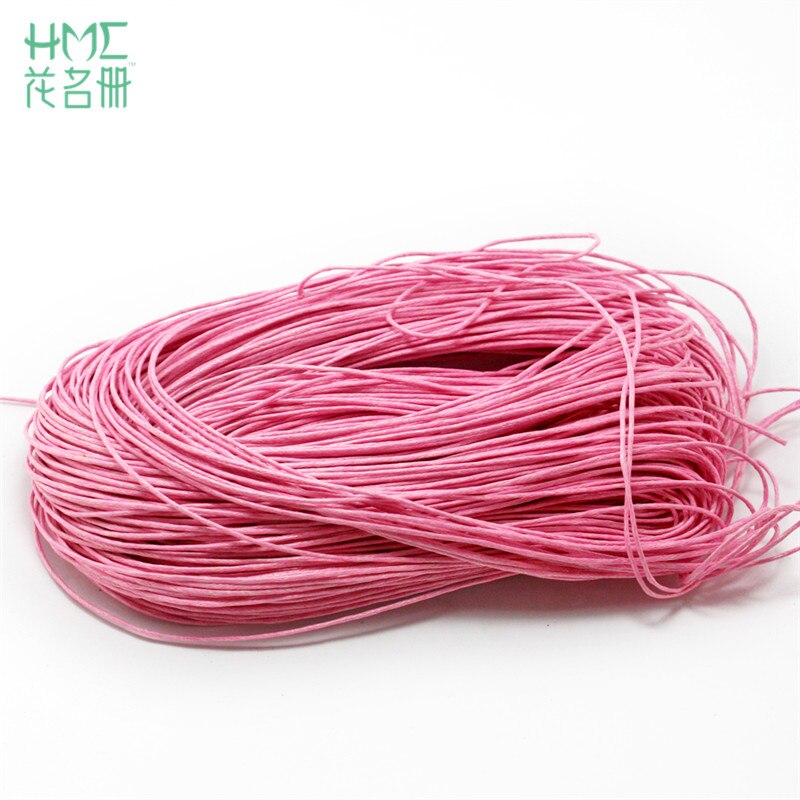 60m/lot 1mm Thread Cotton Waxed Cord String Strap Necklace Bead Rope for Sewing DIY Necklace Bracelet Jewelry Making