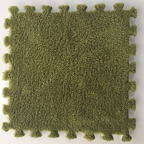4pc/ sett baby eva skum plysj puslespill lekematte barnetepper leker teppe for barns sammenlåsende treningspute gulv for babyspill: E