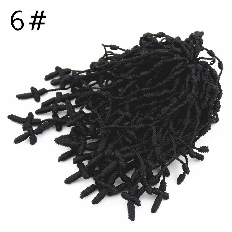 De uno hecho a mano de la suerte de trenza cuerda Rosario atado pulseras de cuerda de Nylon Cruz pulseras de la Amistad pulsera MB04: color 6