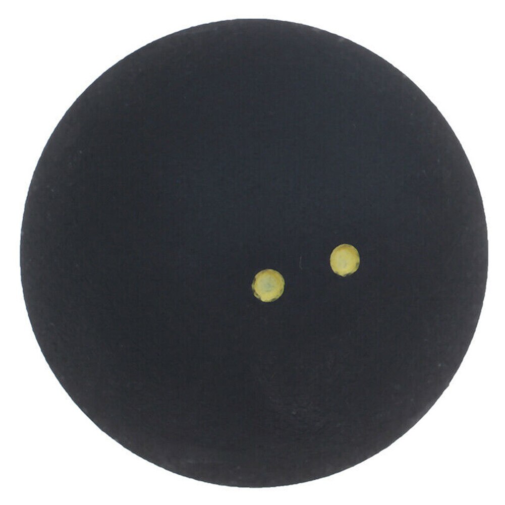 Balle de Squash en caoutchouc Durable, outil de 4cm, petite élasticité, entraînement rond, compétition, basse vitesse, deux points jaunes, sport, rebond