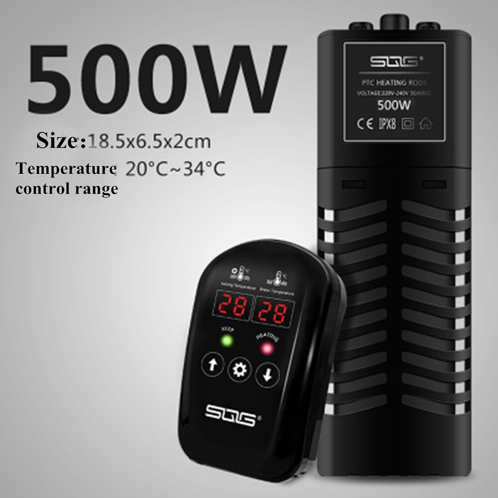 300/500W Aquarium Verwarming Staaf Lcd-scherm Digitale Constante Temperatuur Controller Split Thermostaat Aquarium Aquarium Heater