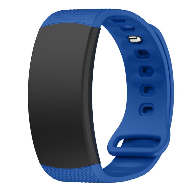 Per Samsung Gear Fit 2 Pro SM-R360 Watch Band Compatibile Per Samsung Gear Fit 2 Pro di Silicone Del Cinturino di Vigilanza di Forma Fisica fascia 95 + 88 millimetri: blue