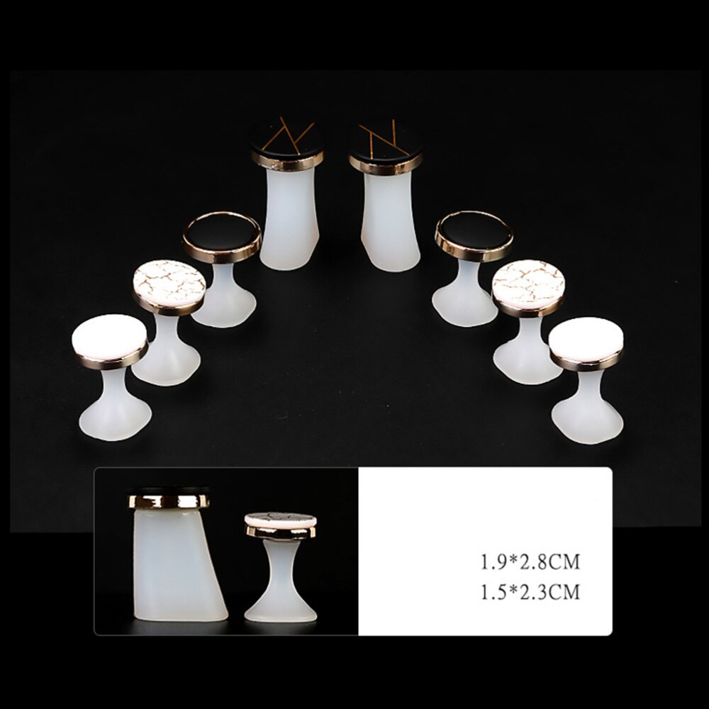 Japanse Vinger Splitter Siliconen Nail Splitter Siliconen Vingertop Divider Vinger Teen Spacers Draagbare Manicure Teen Separator Fo