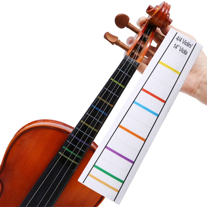 1pc 4/4-1/8 fingerboard sticker violin /viola pitch position sticker no glue finger position sticker practice scale sticker