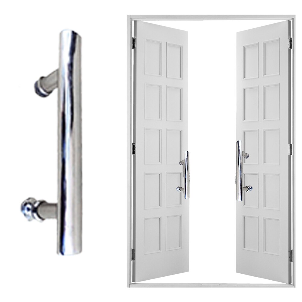 Hardware Shower Polished Enclosure Easy Install Accessories Indoor Home Stainless Steel Door Handle Pull Durable Universal