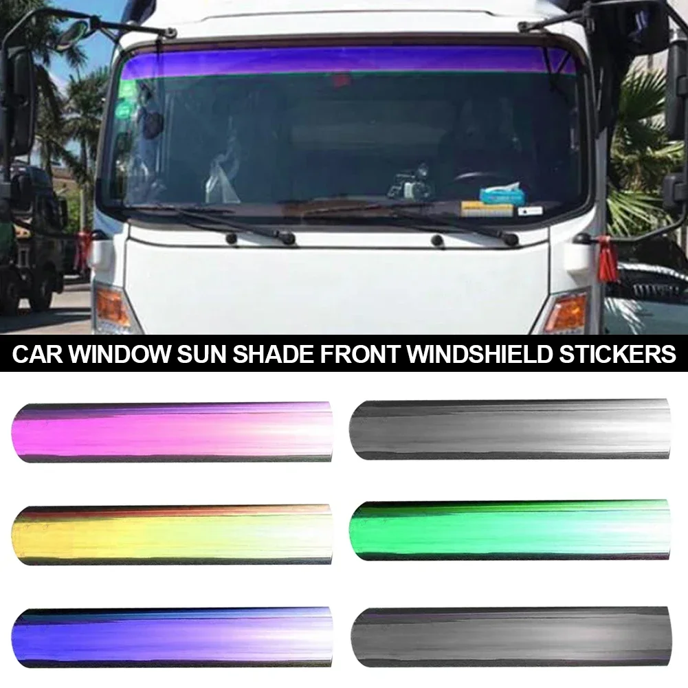 Bil Solskærm Forrude Solskærm Protector Solar Vinduesfilm Varmeisolering Farveskiftende Film Universal 150x20cm