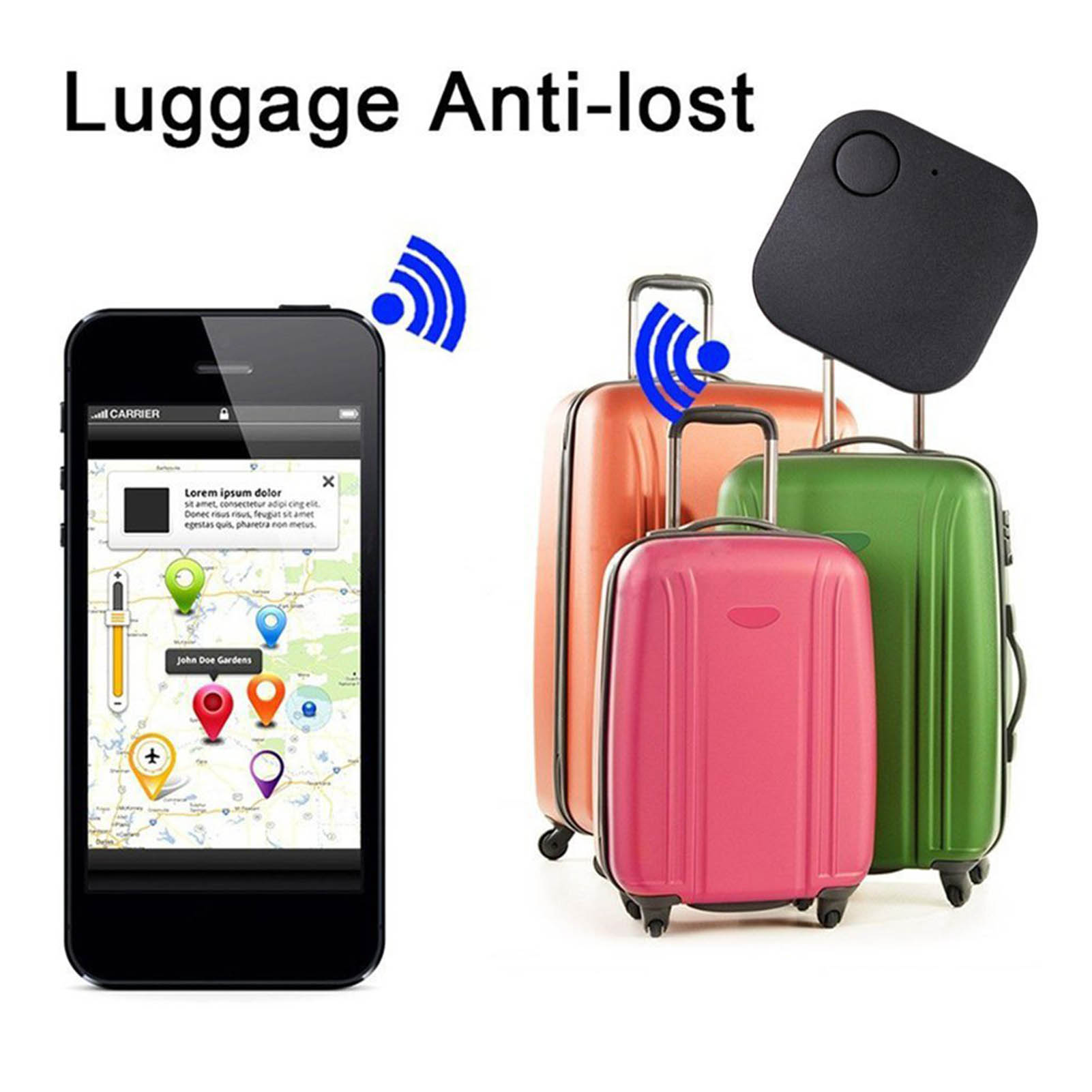 Mini Tracking Device Tag Key Child Finder Pet Tracker Location Tracker Smart Tracker Vehicle Anti-lost