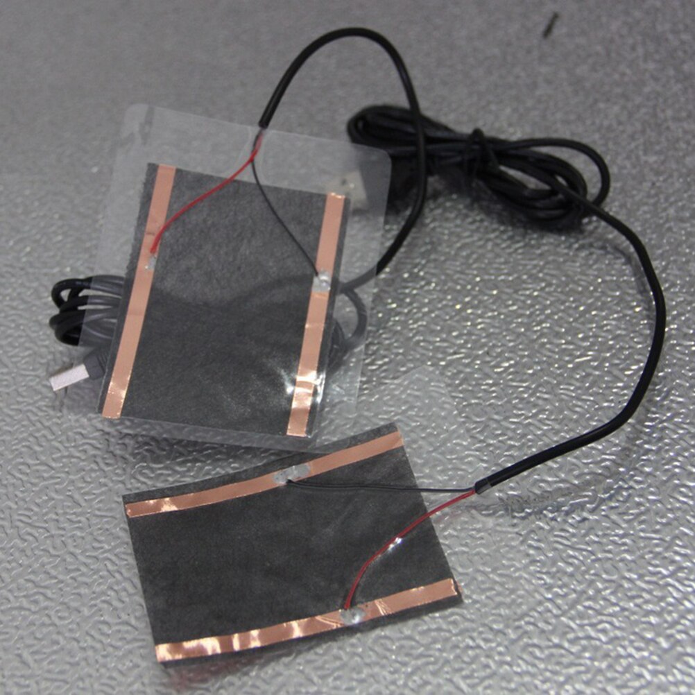 Usb 5/12v aquecedor de aquecimento almofada massagem para aquecer o corpo pé inverno placa quente portátil para mouse pad sapatos golves cuidados de saúde: 1pcs 9.5cmx6.5cm 5V
