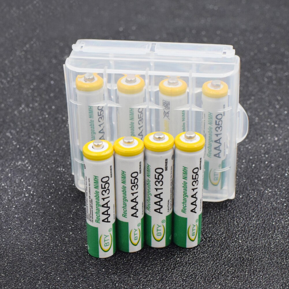 Piles rechargeables AAA 1350mAh Ni-MH pile Rechargeable AAA HR3 AM4 1350mAh Ni-MH sans cellule à effet mémoire pour souris de caméra: 20PCS