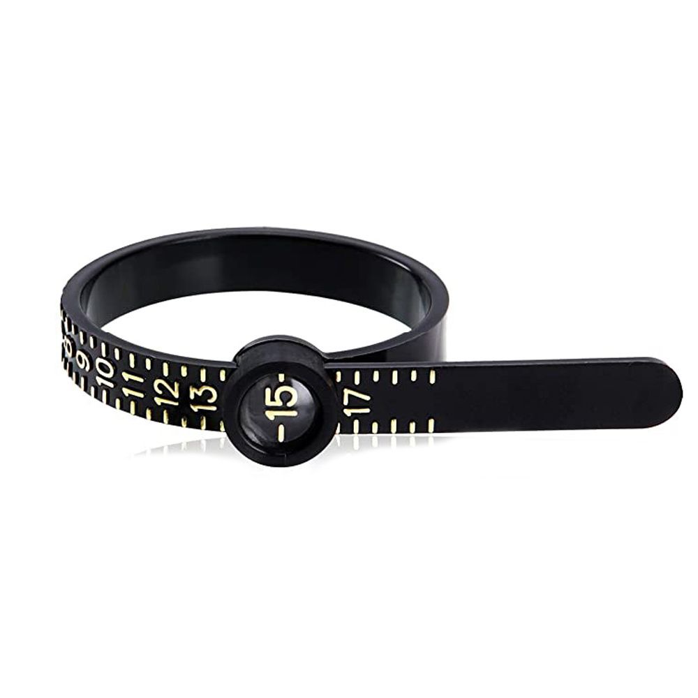 Pierścień Sizer środek z lupa palec Gauge oryginalny Tester palec cewki pierścień narzędzie rozmiar UK/US/ue/JP rozmiar miara pierścień Sizer: Ciemny Fioletowy