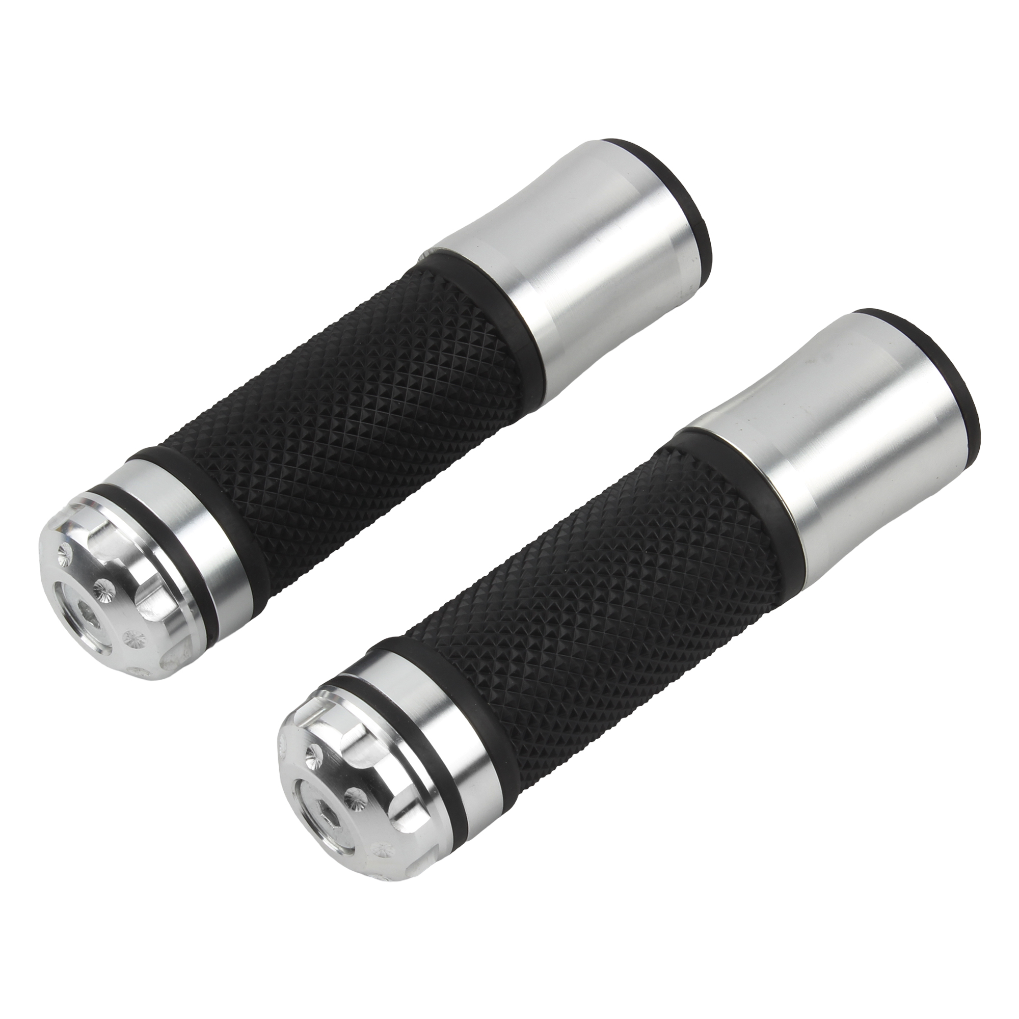 7/8 "Dirtbike moto Motocross accessori manubrio Grip Gel freno ciclomotore manopole antiscivolo Scooter Enduro Tuning Parts: Argento