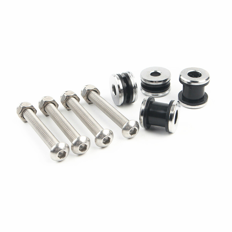 Respaldo para motocicleta Harley Sportster 883 1200 XL1200X XL883N 2004-up, Hardware de acoplamiento desmontable, pernos Kit de tornillos