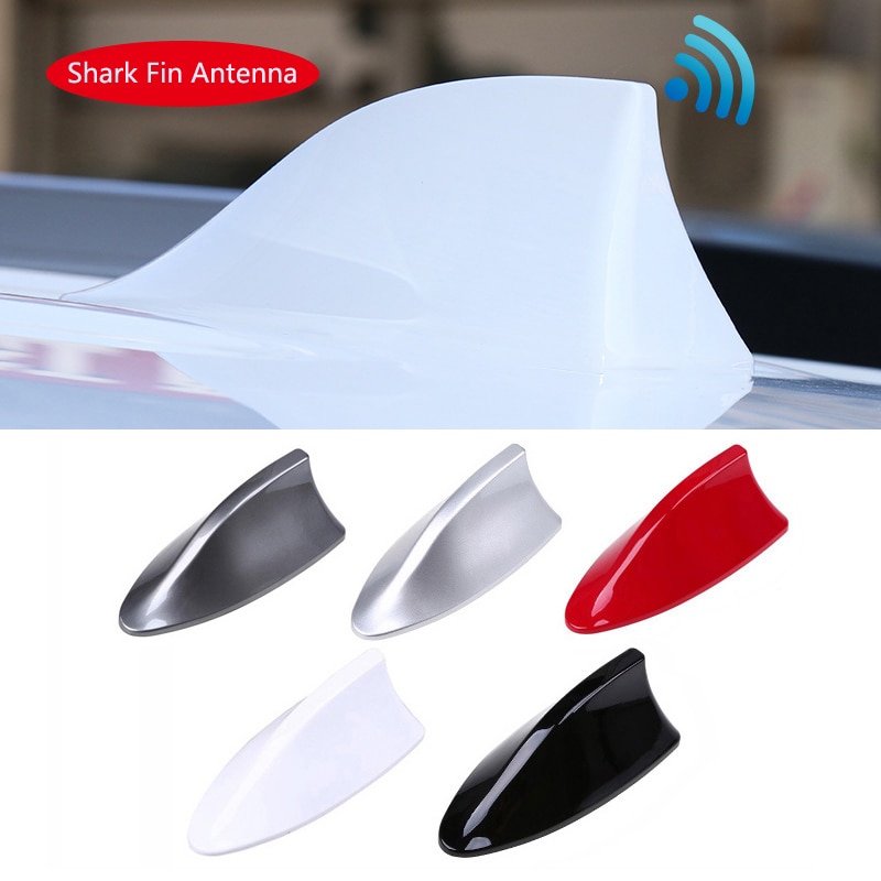 Pour peugeot 206 307 308 407 207 208 406 508 3008 antenne de voiture antenne avec radio blanc aileron de requin antenne 3 M autocollants