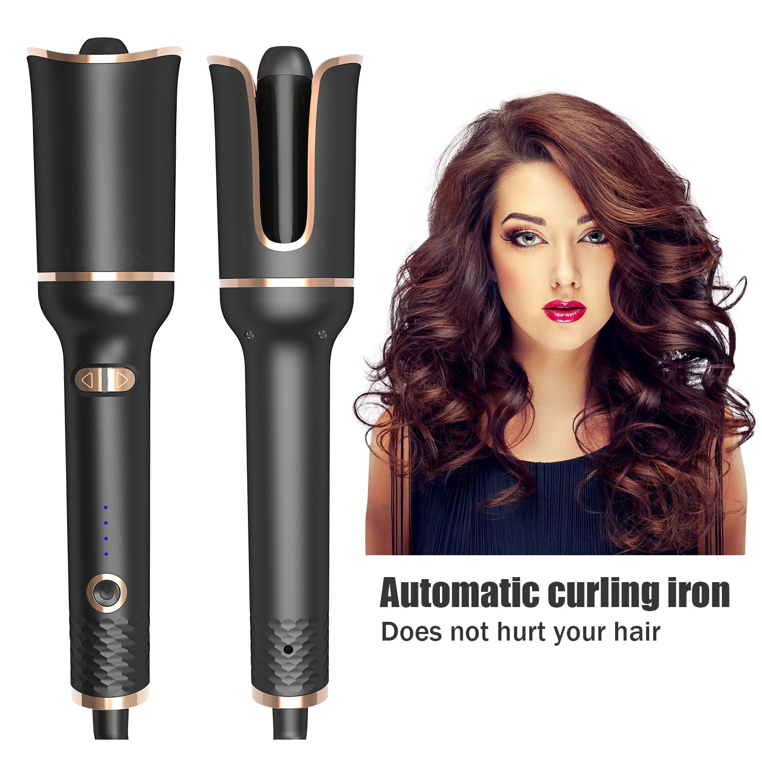 Ceramic Hair Curler Rotating Automatic Curling Iron Air Curler Air Spin Wand Styler Curl Machine Magic Hair Curling Wand