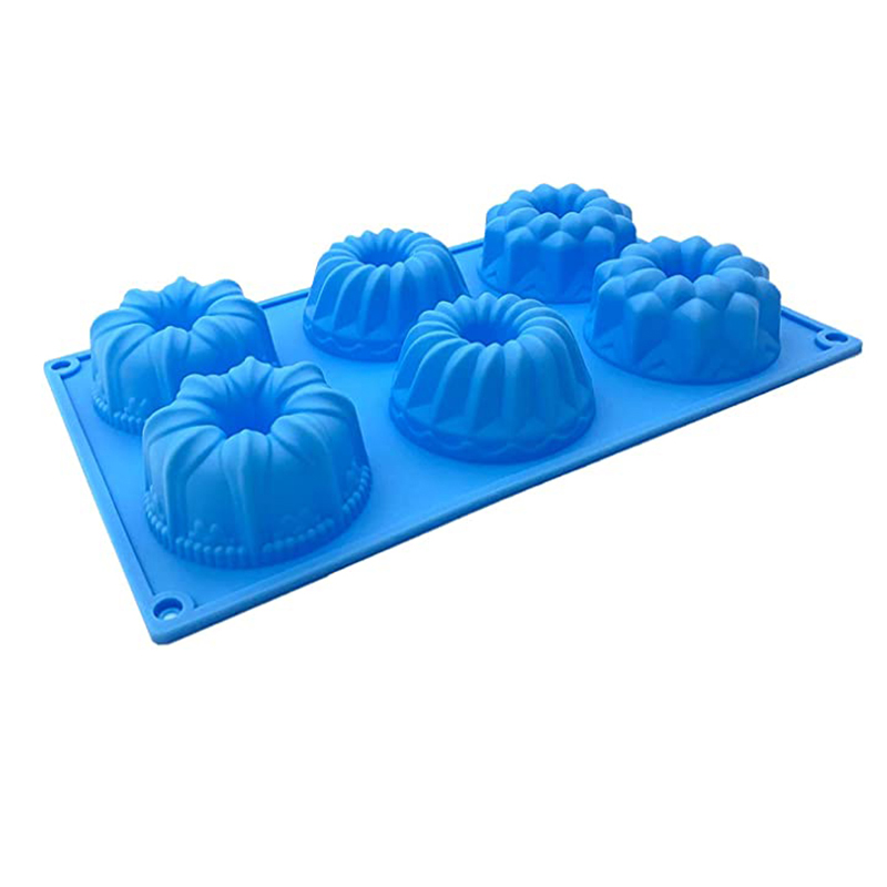 Stampo in silicone per ciambelle fantasia con ciambelle a tubo scanalato per cuocere le ciambelle, cupcake, sapone, strumento per creare stampi in silicone, accessorio da cucina: Cioccolato