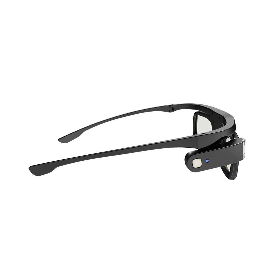 Byintek gl1800 óculos 3d, para projetor 3d p12 r19 r15 r9 k5, dlp-link ativo obturador reunião de negócios curto foco nuvem k5