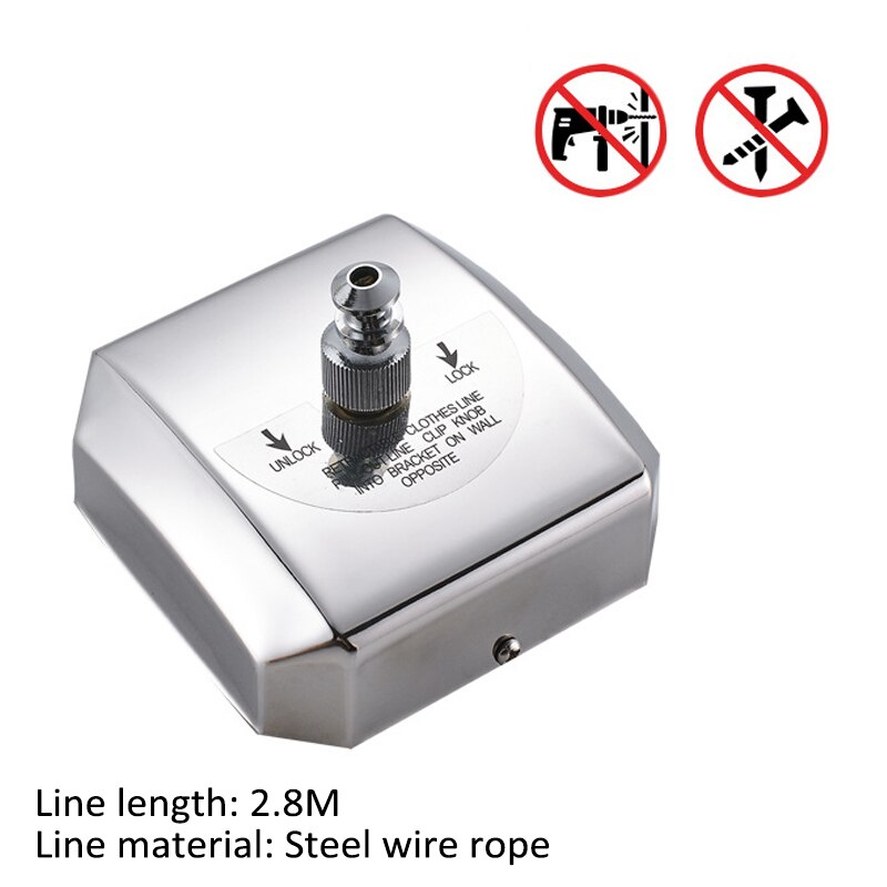 Portable Stainless Steel Retractable Clothesline Hanger Indoor Outdoor Round Square Balcony Clotheshorse Clothes Drying Rope: style 12