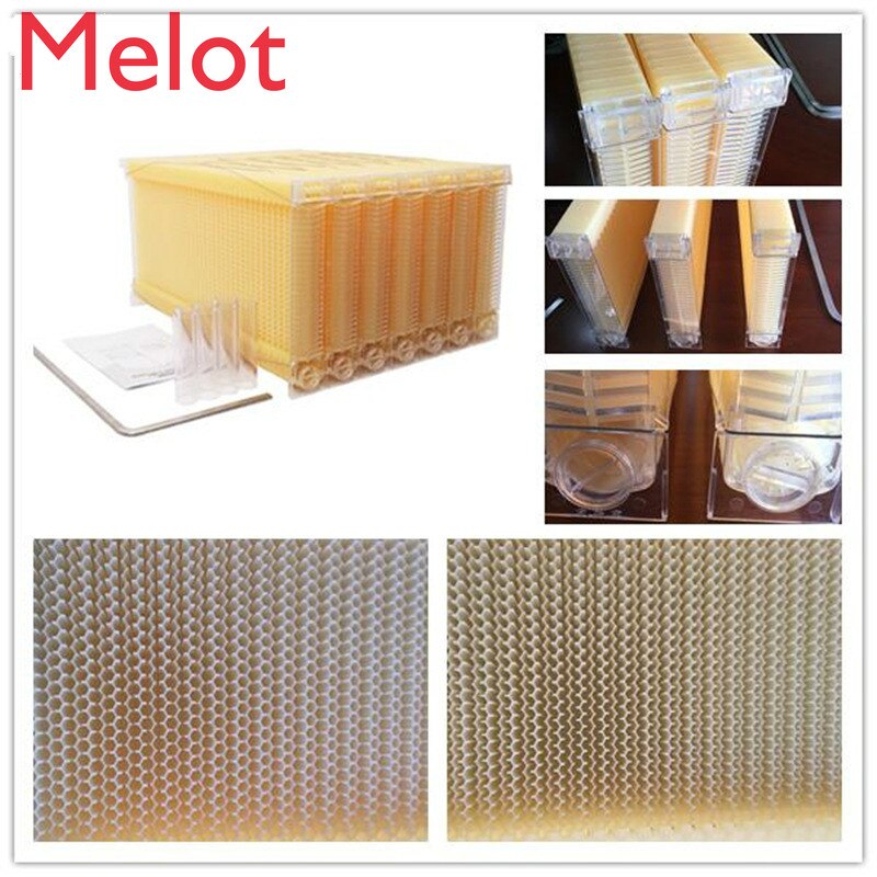 Automatische Honing Collection Nest Frame Imker Bijenkorf Food-Grade Plastic Honingraat Blok Bee Milt Box Bijenteelt Gereedschappen