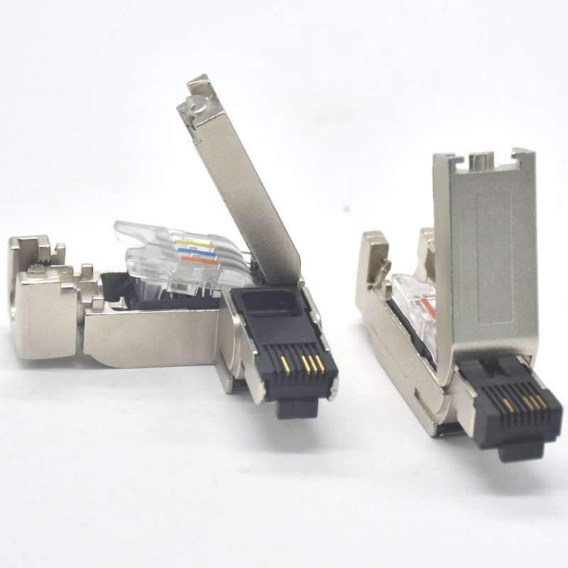 Profinet-Cable conector M12 de 4 pines D a RJ45, conector macho y hembra, Cable Cat, Ethernet, para Router, interruptor, servomotor