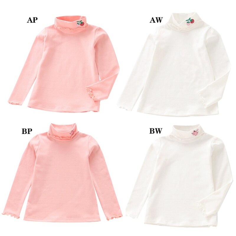 Baby Girl Cute Long Sleeve Autumn T-Shirts Kids Embroidery Floral Printed Tops Tees Casual Blouse