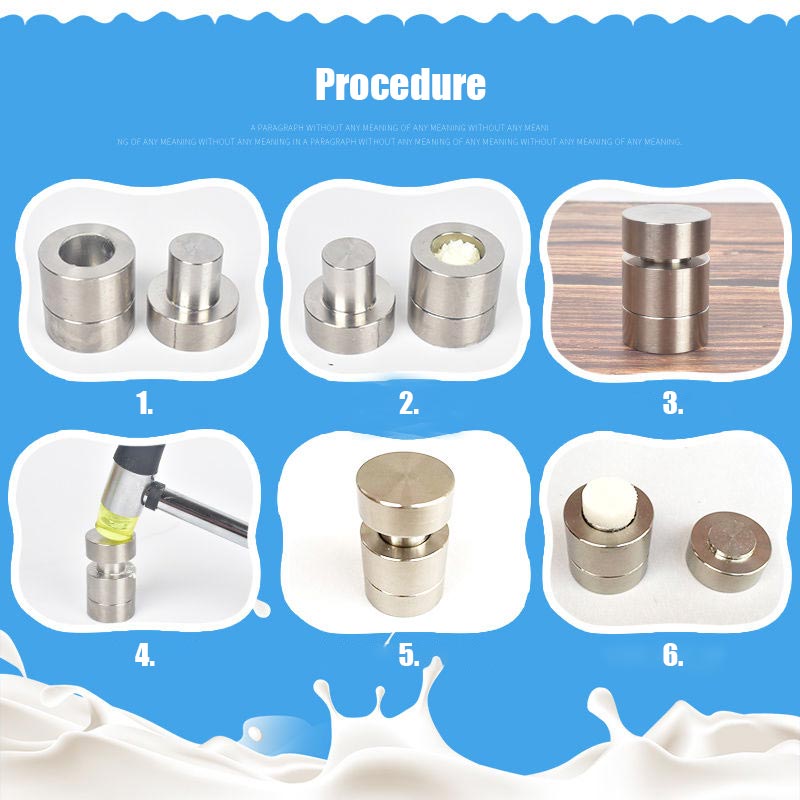 Manual Milk Tablet Machine Small Candy Pill Making Tool maker Homemade Pill Punch Press Die Milk Powder Tablet Machine