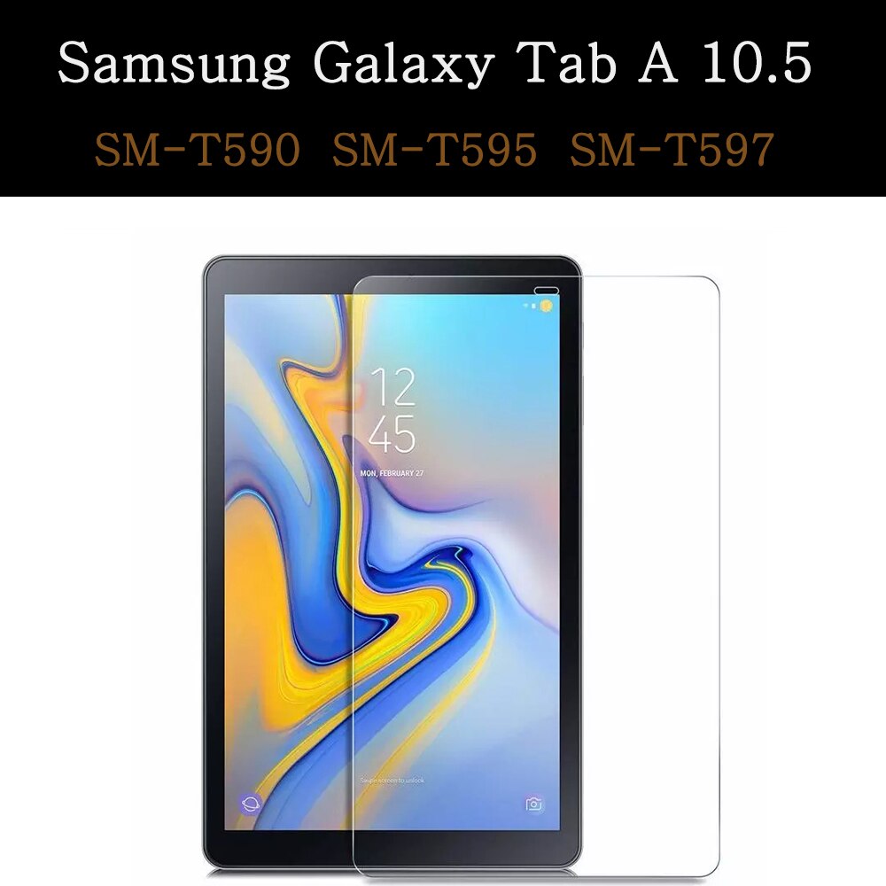 Tempered Glass For Samsung Galaxy Tab A 7.0 8.0 9.7 10.1 SM-T280 T350 T380 P200 T290 T550 T580 T510 Full Cover Screen Protector: SM-T590 SM-T595
