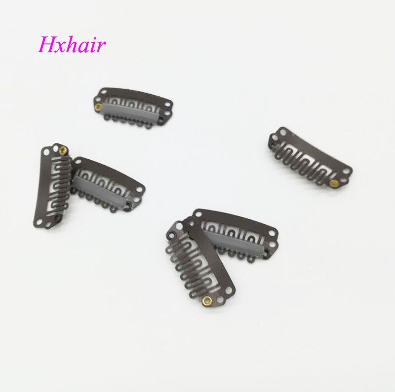 - 100 stk 28mm parykker snap clips / toupe snap clips til hair extensions / weft hair extensions