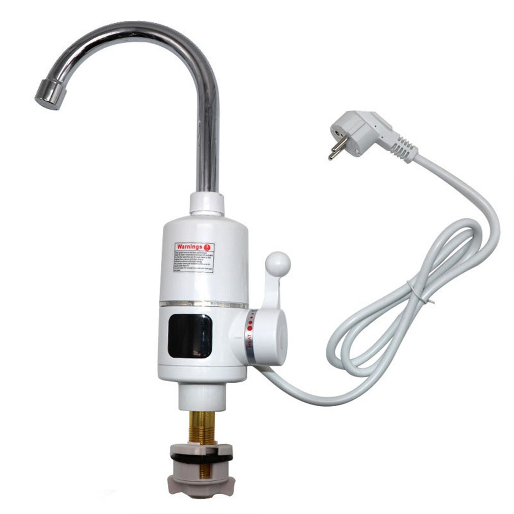 Electric Kitchen Water Heater Tap Instant Water Faucet Heater Cold Heating Faucet Tankless Instantaneous Water Heater