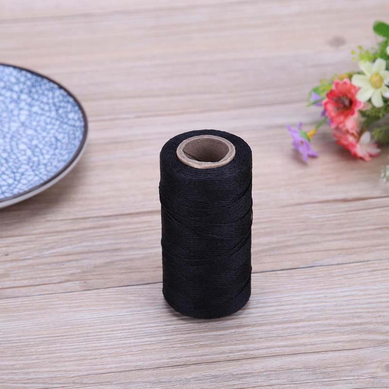 Hilos de coser encerados 150D/16, herramientas de costura para zapatos de reparación artesanal, hilo para coser cuero de nailon resistente y duradero plano