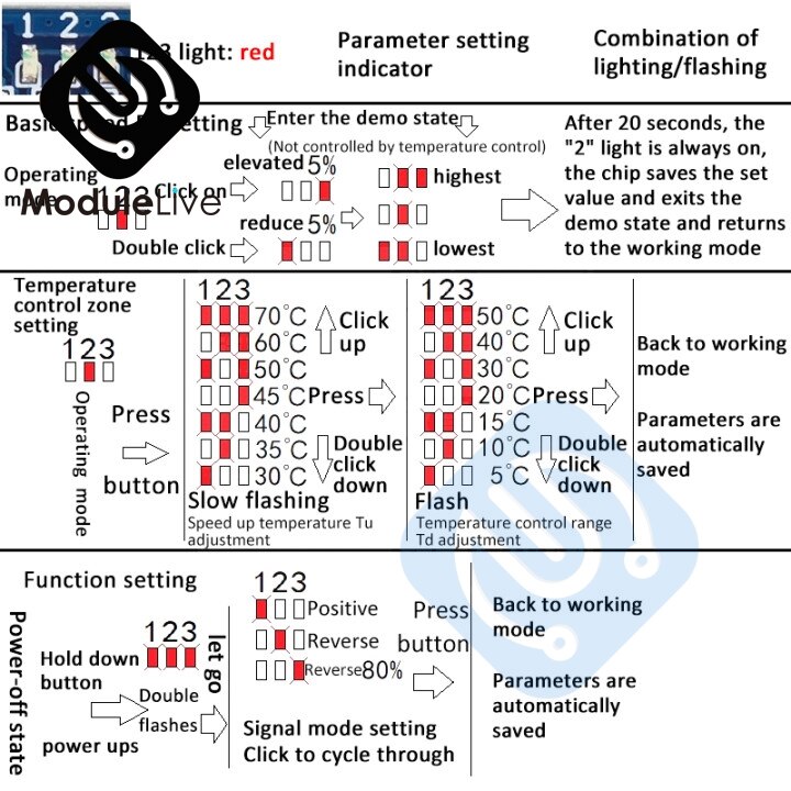 Ultra-small 5V 12V 4 Wire PWM Fan Temperature Control Governor Cabinet Computer Fan Temperature Control Noise Reduce 10cm Probe