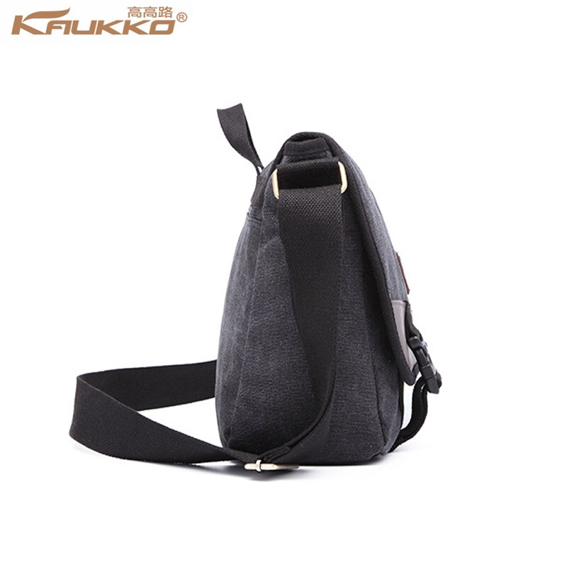 Kaukko canvas schoudertas, casual dagrugzak, laptoptas, crossbodytas, messenger bags, reistas, zakelijk, sporttas