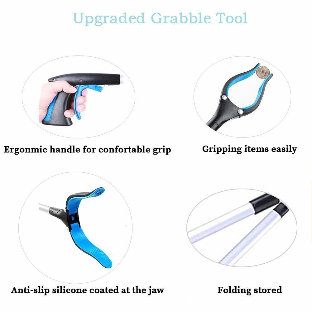 Convenient Foldable Cat Litter Reachers Pickers Pick Pick Up Collapsible Picker Garbage Tool Gripper Grabber Tools Extender P4F3