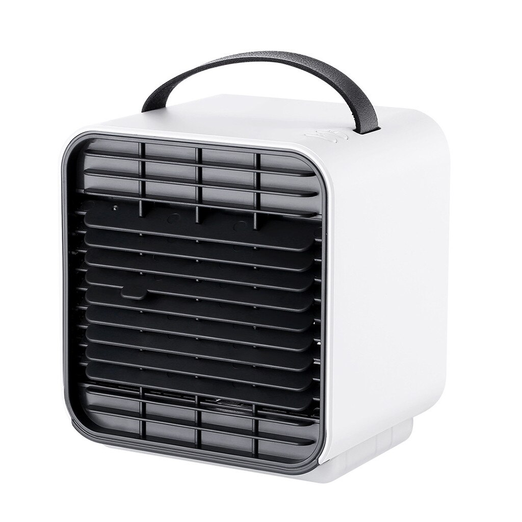 Portable Mini Air Conditioner Fan Personal Space Air Cooler The Quick Easy Way To Cool Air-Conditioning Air Cooling Fan#y#gb40: White