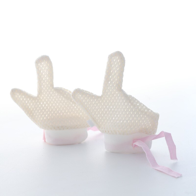 1 par Evitar Morder Dedos Luva Crianças Infantil Anti Roer As Unhas Do Bebê Comer Luvas de Protecção das Mãos para Toddle Crianças Inofensivo conjunto: Black