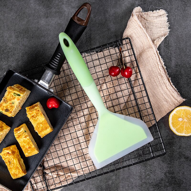 Food Grade Silicone Cooking Utensils Tamagoyaki Spatula Beef Meat Egg Kitchen Spatula Pizza Shovel Cooking Tools Kitchenware