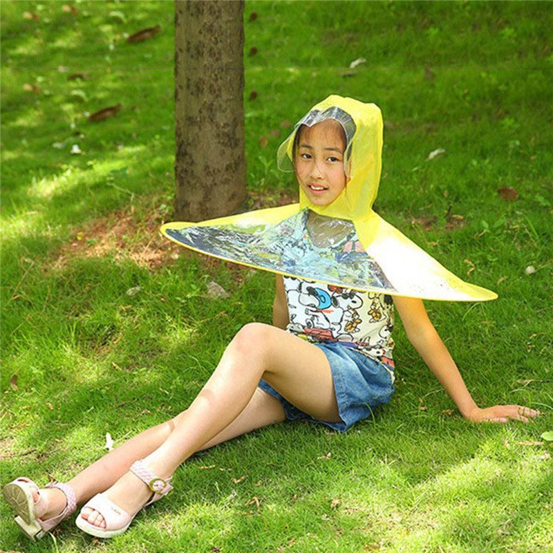 gorro de plástico para la lluvia, impermeable, para hombres y mujeres, para niños, uso universal, senderismo, pesca, lluvia, impermeable, sombreros a prueba de viento