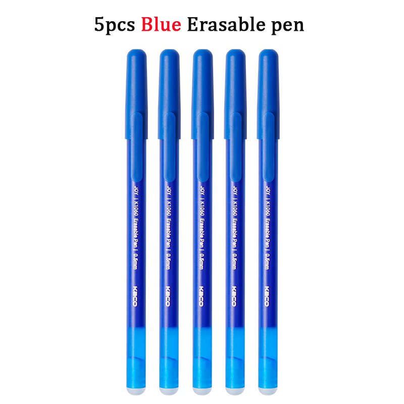 KACO JOY Erasable Gel Pen Student Writing,Brushing Questions Office Speed Drying Pen Back To School Stationery Erasable: Navy Blue