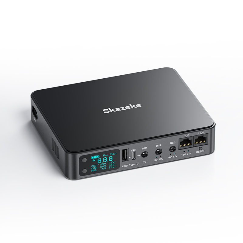 18000 mAh 10400 mAh USV-Backup-Batterie DC 5 V 9 V 12 V unterbrechungsfreie Stromversorgung Router-Überwachung Mobile Power Bank mit Batterie
