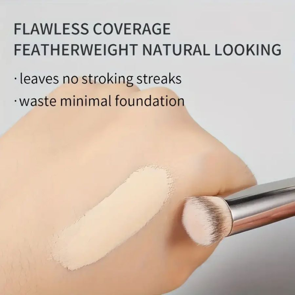 Brosse anti-cernes pour fond de teint, couvre les imperfections du visage et le fard à joues, brosse de maquillage multifonctionnelle réutilisable pour le visage