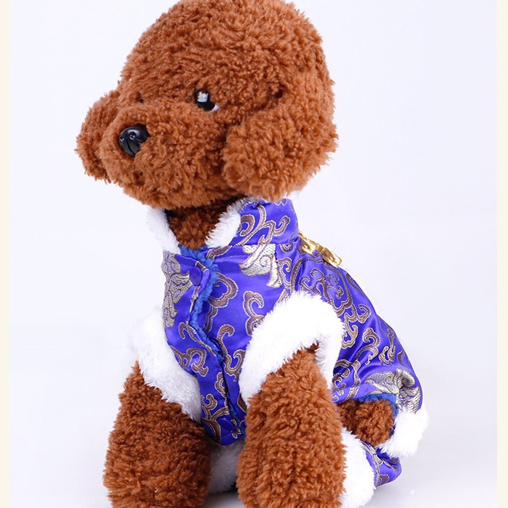 Pet Hond Kleding Modieuze Lente Voor Honden Huisdieren Kleding Shirts Winter Chinese Stijl Pet Kleding Voor Honden Kostuum