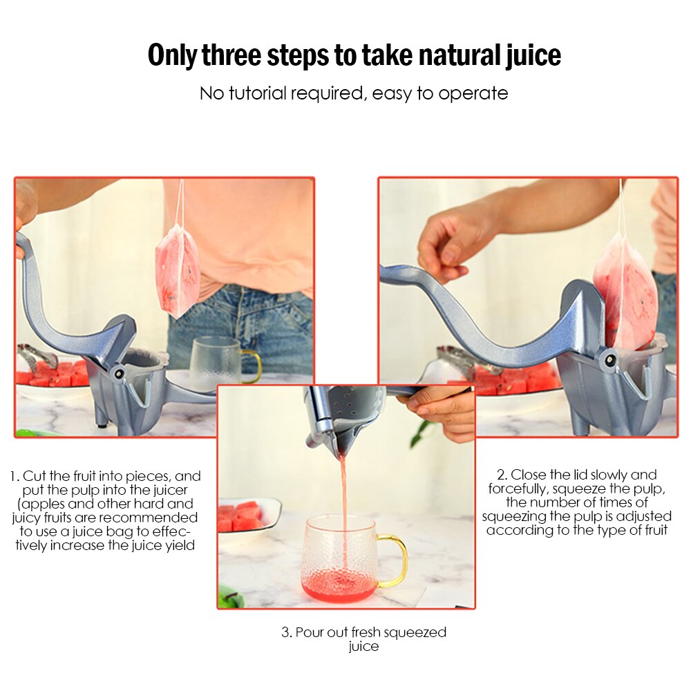 Manuel appelsinpresser citron granatæble juice presser pres multifunktionel frugt juicer presse husholdningskøkken