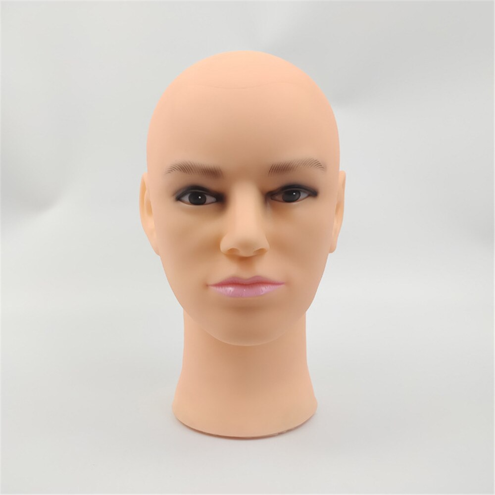 Mannequinkopf Glatt - PVC-Kopfmodell Für Perücken, Hüte & Make-up-Übung (für Salon Und Zuhause)
