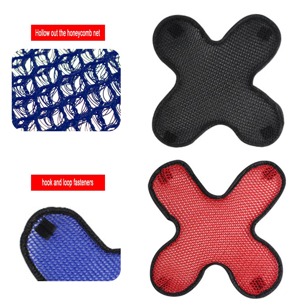 4 Colors Motorcycle Vehicle Helmet Padding Motorcycle Safety Protection Hat Cap Inner 3D Air Mesh Microfiber Helmet Cooling Pad