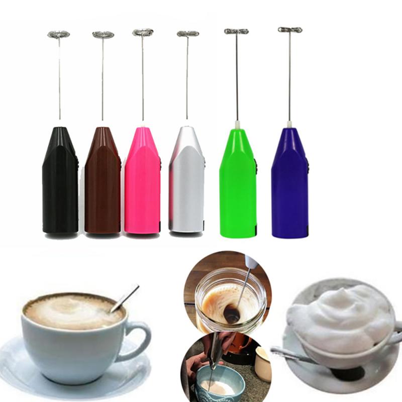 Elektrische Hand Mixer Handheld Keuken Garde Voor Zweepslagen Hand Melkopschuimer Roestvrij Koffieopruier Auto Drink Tool Mini Mixer