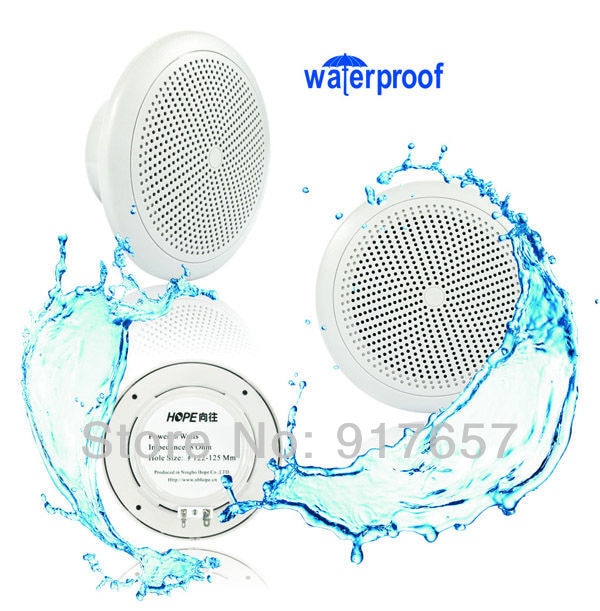 Home audio loudspeaker,waterproof In-ceiling speaker,4ohm,5.25 inches stereo ceiling speaker, bathroom/kitchen audio speaker 700