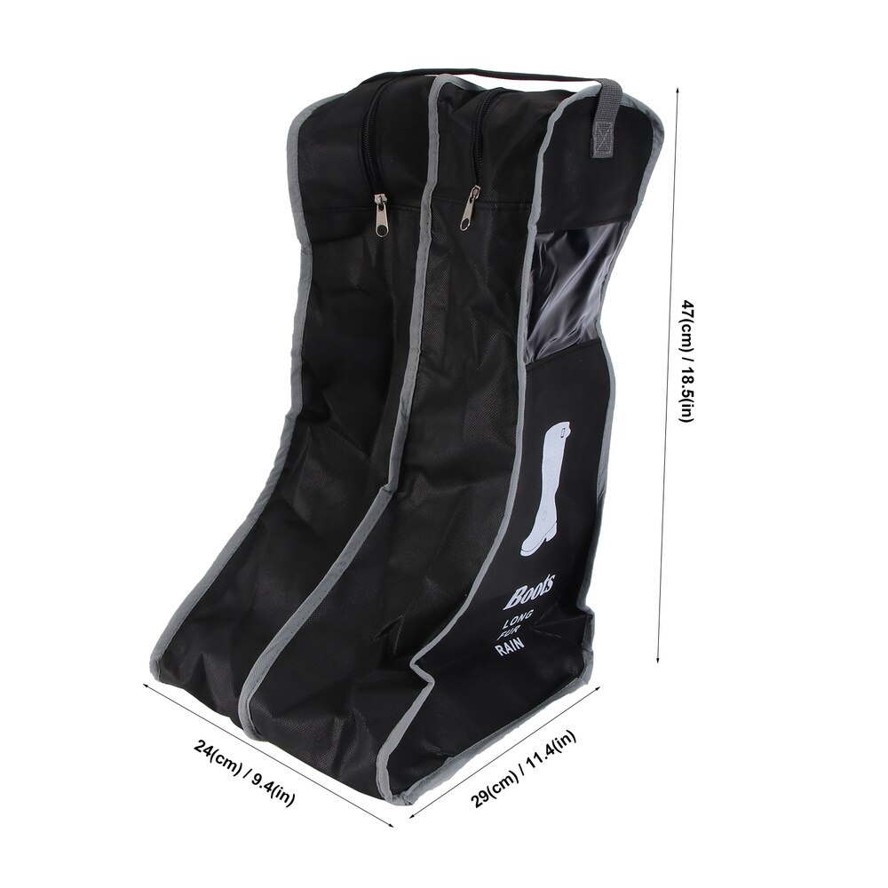 Travel Boots Storage Bag Non-woven Fabric Boots Dust Cover Protector Bag Under Bed Wardrobe Organizer for Cowboy Boots Snow Boot