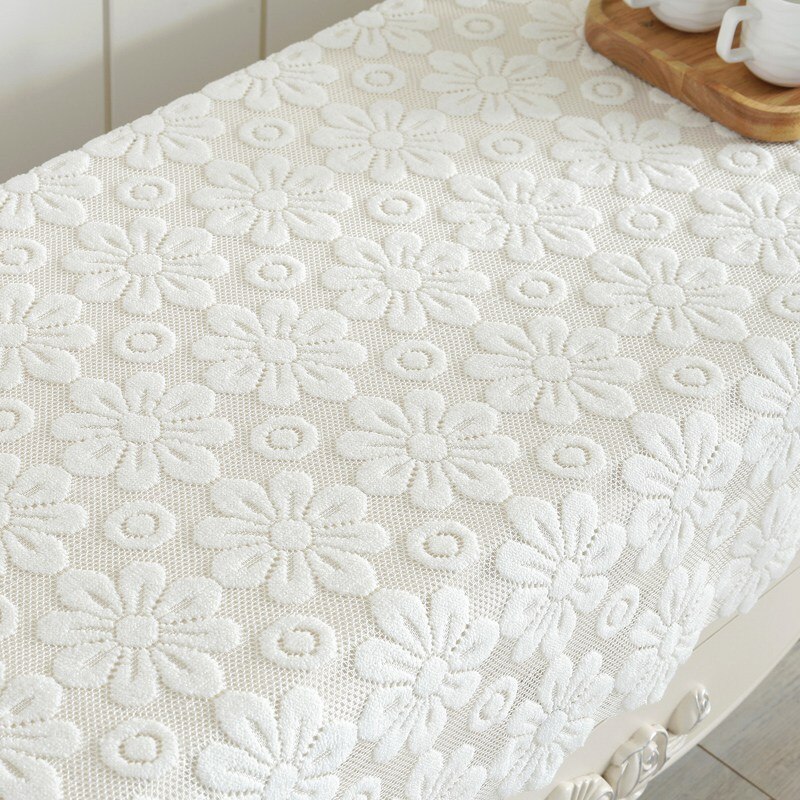 Lace Microwave Cover Microwave Oven Hood Oil Dust Cover with Storage Bag Kitchen Accessories Supplies Home Decoration