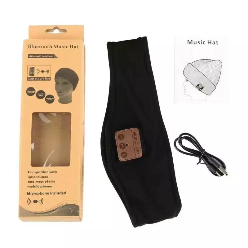 Bluetooth MP3 z pałąkiem na głowę bezprzewodowe słuchawki douszne słuchawki muzyka stereofoniczny opaska przeciw poceniu się robić sportów outdoorowych FKU66